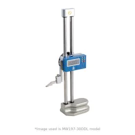 Moore & Wright MW197-60DDL Digital Height Gauge, Range 0-600mm, Resolution 0.01mm, IP40, Wireless