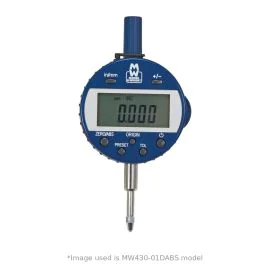 Moore & Wright MW430-02DABS Digital Absolute Indicator, Range 0-25.4mm, Resolution 0.001mm, IP54
