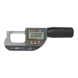 Sylvac 803-0306 S_Mike PRO Smart Digital Micrometer, Range 0-30mm, Resolution 0.001/0.0001mm, IP67, Bluetooth