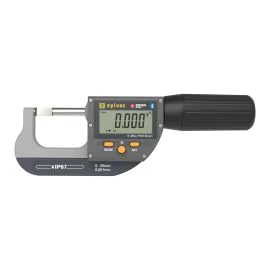 Sylvac 803-0308 S_Mike PRO Smart Blade Micrometer, Range 0-25mm, Resolution 0.001mm, IP67, Bluetooth