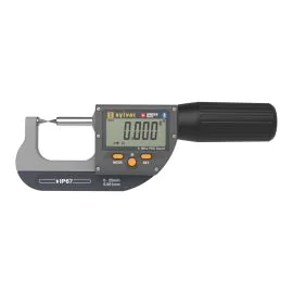 Sylvac 803-0310 S_Mike PRO Smart Point Micrometer, Range 0-25mm, Resolution 0.001mm, IP67, Bluetooth