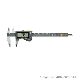 Sylvac 810-1526 S_Cal EVO Smart Digital Caliper, Range 0-200mm, Resolution 0.01mm, IP67, Flat Depth Rod, Bluetooth